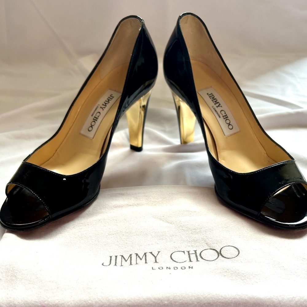 Jimmy Choo Open Toe Pumps